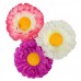 Штучні квіти букет хризантеми триколірні, 49см