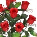 Искусственные цветы букет бутоны роз с кашкой, 52см