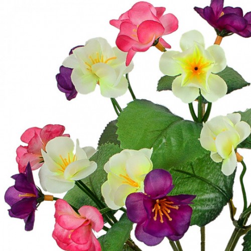 Штучні квіти букет фіалки декор, 35см