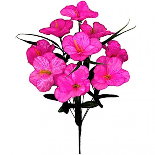 Искусственные цветы букет гладиола атласная, 47см
