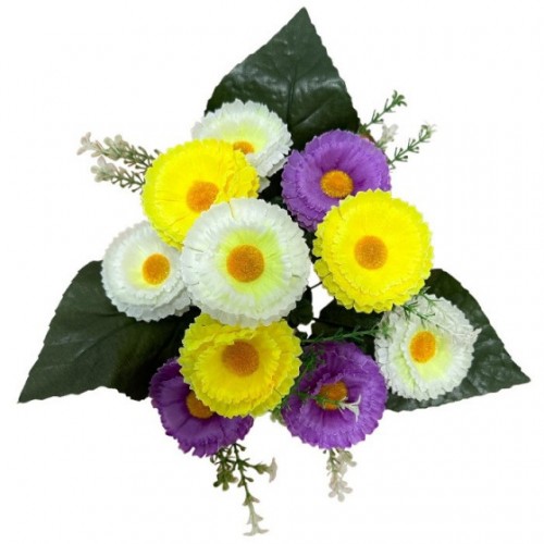 Штучні квіти букет маргаритка Трійка, 36см