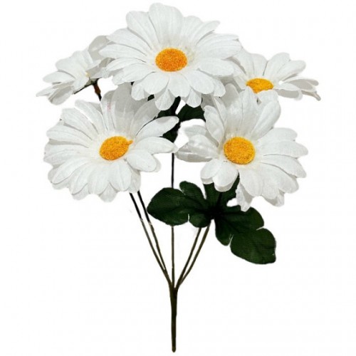 Искусственные цветы букет ромашек 5-ка, 35см