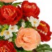 Штучні квіти букет півонії Люкс, 58см