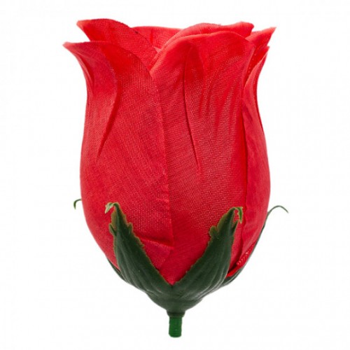 Искусственные цветы букет бутоны роз с кашкой, 47см