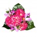 Искусственные цветы букет микс орхидеи, хризантемы, 33см