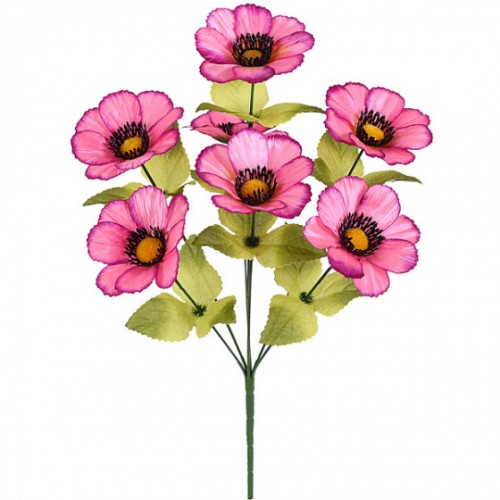 Штучні квіти букет атласна космея, 42см