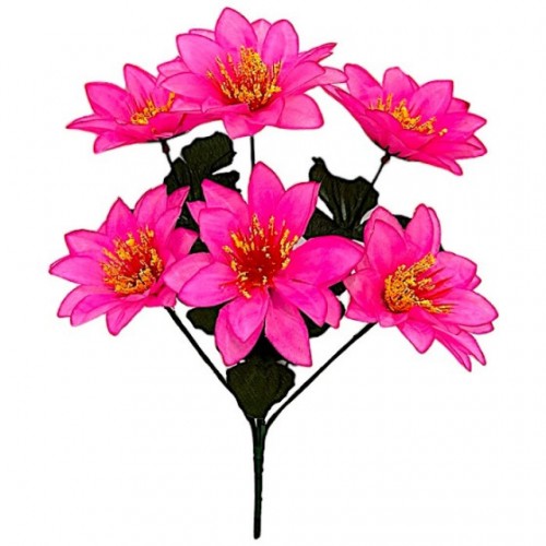 Искусственные цветы букет крокусы с присыпкой, 36см