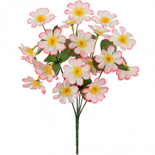 Искусственные цветы букет примулы высокие, 34см