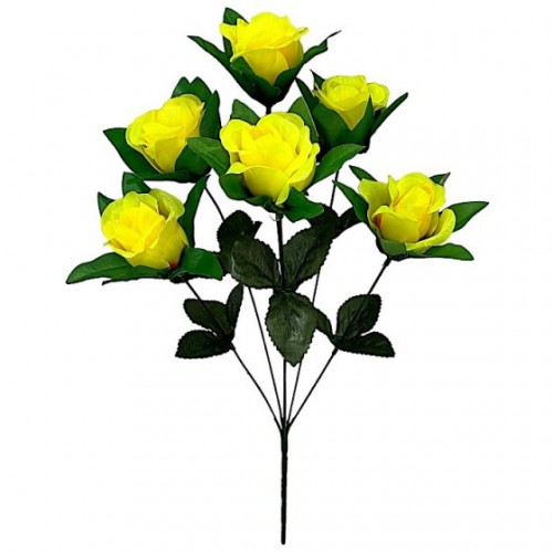 Искусственные цветы букет розы Изящные, 50см
